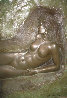 Reflection Bonded Bronze Sculpture 1987 36x49 Sculpture by Bill Mack - 2