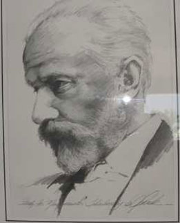 Tchaikovsky Drawing 1997 40x35 Huge Drawing - Bill Mack Tchaikovsky Drawing 1997 40x35 Huge Drawing - Bill Mack