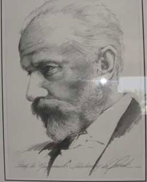 Tchaikovsky Drawing 1997 40x35 Huge Drawing by Bill Mack