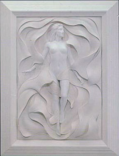Odyssey Bonded Sand Sculpture 1992 44x31 Huge  Sculpture - Bill Mack
