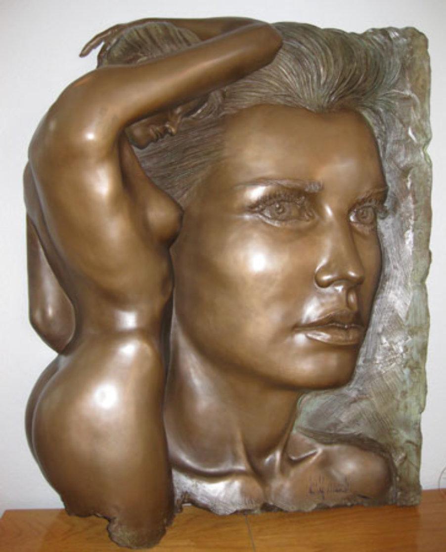 Essence Bonded Bronze Sculpture 1988 40x32 Sculpture by Bill Mack Essence Bonded Bronze Sculpture 1988 40x32 Sculpture by Bill Mack