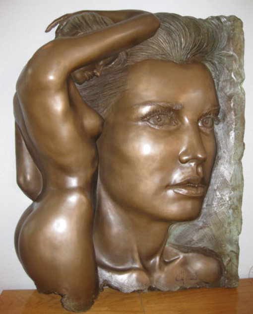 Essence Bonded Bronze Sculpture 1988 40x32 Sculpture by Bill Mack