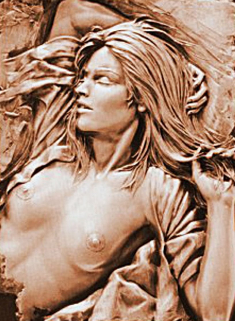 Dawn Bonded Bronze Sculpture 1991 22x16 Sculpture by Bill Mack Dawn Bonded Bronze Sculpture 1991 22x16 Sculpture by Bill Mack