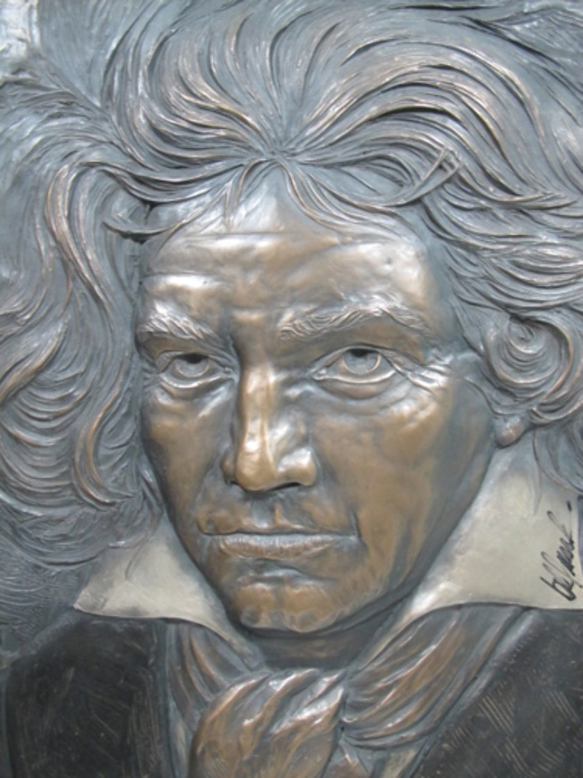 Beethoven Bonded Bronze Sculpture 2004 by Bill Mack