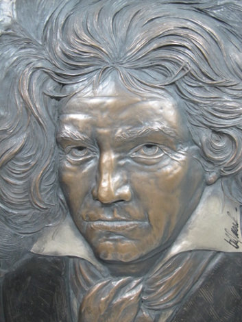 Beethoven Bonded Bronze Sculpture 2004 Sculpture - Bill Mack