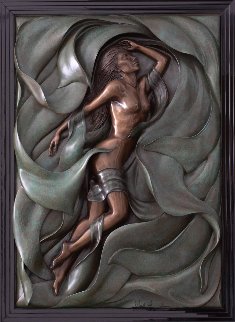 Mystery Bonded Bronze Sculpture 1990 48x38 Sculpture - Bill Mack Mystery Bonded Bronze Sculpture 1990 48x38 Sculpture - Bill Mack