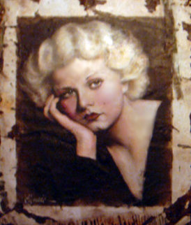 Jean Harlow Original Hollywood Sign 2005 53x45 Huge Original Painting - Bill Mack Jean Harlow Original Hollywood Sign 2005 53x45 Huge Original Painting - Bill Mack