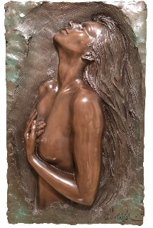 Passion Bonded Bronze Sculpture 1991 43x30 Sculpture - Bill Mack