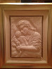 Mother and Child Bonded Sand Relief Sculpture 24x18 Sculpture by Bill Mack - 1