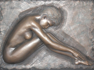 Serenity Bonded Bronze Sculpture 2007 50x39 Sculpture - Bill Mack Serenity Bonded Bronze Sculpture 2007 50x39 Sculpture - Bill Mack