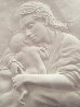 Mother and Child Bonded Sand Relief Sculpture 2002 24x18 Sculpture by Bill Mack - 0