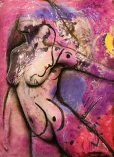 Chagall's Spirit 2008 24x32 Original Painting - Bill Mack Chagall's Spirit 2008 24x32 Original Painting - Bill Mack