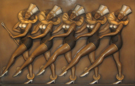 Rockettes Bronze and Mixed Metals Sculpture 2004 (New York, Radio City) 36x49 Sculpture - Bill Mack