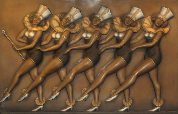 Rockettes Bronze and Mixed Metals Sculpture 2004 (New York, Radio City) 49 in Sculpture by Bill Mack Rockettes Bronze and Mixed Metals Sculpture 2004 (New York, Radio City) 49 in Sculpture by Bill Mack