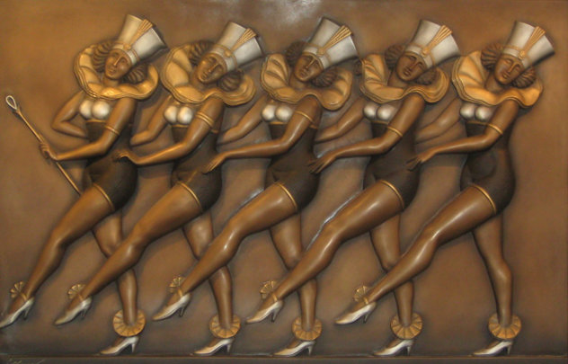 Rockettes Bronze and Mixed Metals Sculpture 2004 (New York, Radio City) 36x49 Sculpture by Bill Mack