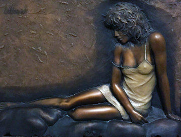 Desiree Bonded Bronze Sculpture 2004 29x39 Sculpture - Bill Mack Desiree Bonded Bronze Sculpture 2004 29x39 Sculpture - Bill Mack