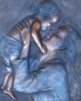 Joy Bronze Bonded Sculpture 2004 25x19 Sculpture - Bill Mack Joy Bronze Bonded Sculpture 2004 25x19 Sculpture - Bill Mack
