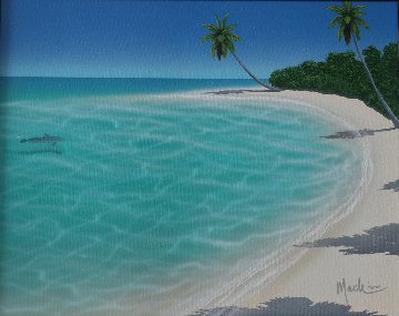 Paradise Cove 1999 26x30 Original Painting - Dan Mackin Paradise Cove 1999 26x30 Original Painting - Dan Mackin