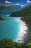 Dancing on the Beach 1991 68x48  Huge Original Painting by Dan Mackin - 0