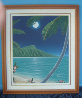 Diamond Head Moon 2000 48x42 Huge Original Painting by Dan Mackin - 1