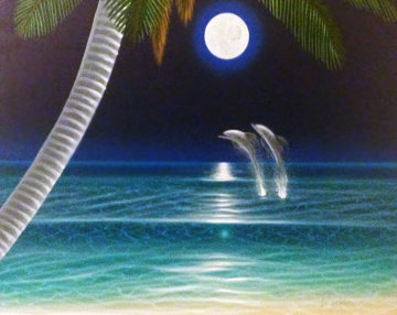 Moonstruck 2000 34x40 Original Painting - Dan Mackin Moonstruck 2000 34x40 Original Painting - Dan Mackin