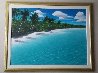 Virgin Beach 1999 54x43 Huge Original Painting by Dan Mackin - 1