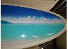 Untitled Surfboard 2008 21x80 Original Painting by Dan Mackin - 4