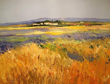 Le Plateau Valpusok 47x37 Original Painting - Louis Magre Le Plateau Valpusok 47x37 Original Painting - Louis Magre