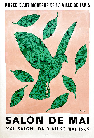 Salon De Mai Poster 1965 Limited Edition Print - Rene Magritte