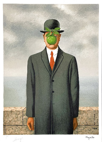 Le Fils De l'homme (the Son of Man) 1973 Limited Edition Print - Rene Magritte