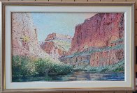 Marble Canyon 41x61 Huge!  Original Painting by Merrill Mahaffey - 1