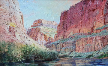 Marble Canyon 41x61 Original Painting - Merrill Mahaffey Marble Canyon 41x61 Original Painting - Merrill Mahaffey