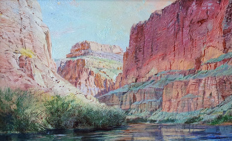Marble Canyon 41x61 Huge Painting - Arizona - Huge Original Painting - Merrill Mahaffey