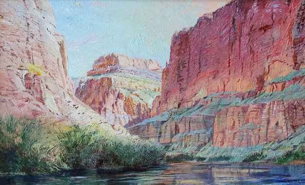 Marble Canyon 41x61 Super Huge! Original Painting by Merrill Mahaffey Marble Canyon 41x61 Super Huge! Original Painting by Merrill Mahaffey