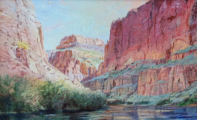 Marble Canyon 41x61 Huge Painting - Arizona - Huge Painting Original Painting by Merrill Mahaffey