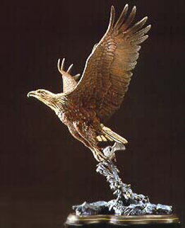 Gone Fishing Bronze Scuplture 1993 42 in Sculpture - Michael Maiden Gone Fishing Bronze Scuplture 1993 42 in Sculpture - Michael Maiden