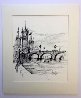 Westminster Bridge Drawing 2013 13x11 Drawing by Ben Maile - 1