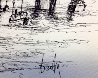 Westminster Bridge Drawing 2013 13x11 Drawing by Ben Maile - 3