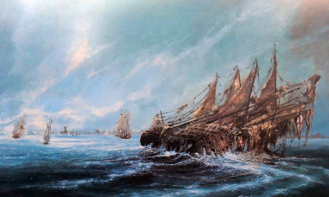 Sinking of Mary Rose Limited Edition Print - Ben Maile