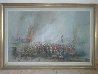 Rain, Mud And Flames of Waterloo 1975 55x37 Original Painting by Ben Maile - 1 Rain, Mud And Flames of Waterloo 1975 55x37 Original Painting by Ben Maile - 1