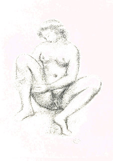 Dialogues De Courtisanes: Nude Lithograph 1940 HS  Limited Edition Print - Aristide Maillol