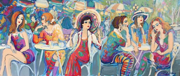 Rumour Has It... 2000 24x48 Original Painting by Isaac Maimon