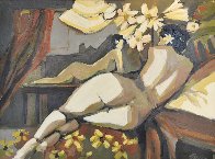Villa Studio 52x42 Huge Original Painting by Isaac Maimon - 0 Villa Studio 52x42 Huge Original Painting by Isaac Maimon - 0