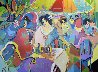 Paris in Spring Time 42x52 Huge  - France Original Painting by Isaac Maimon - 0