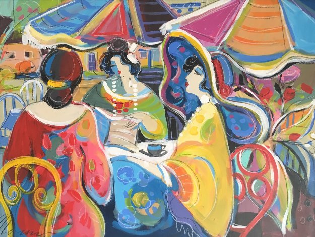 Conversations 2015 36x46 Original Painting by Isaac Maimon Conversations 2015 36x46 Original Painting by Isaac Maimon