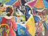 Conversations 2015 36x46 Huge Original Painting by Isaac Maimon - 0