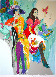 Les Coquettes I 1985 Limited Edition Print - Isaac Maimon Les Coquettes I 1985 Limited Edition Print - Isaac Maimon