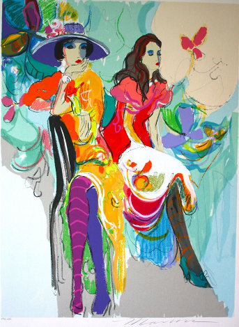 Les Coquettes I 1985 Limited Edition Print - Isaac Maimon