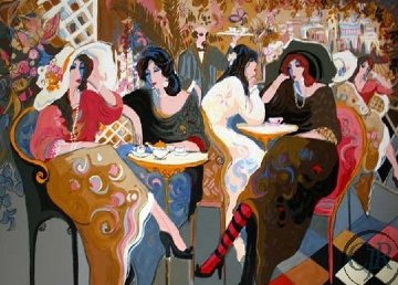 Le Bistro 1995 Limited Edition Print - Isaac Maimon Le Bistro 1995 Limited Edition Print - Isaac Maimon