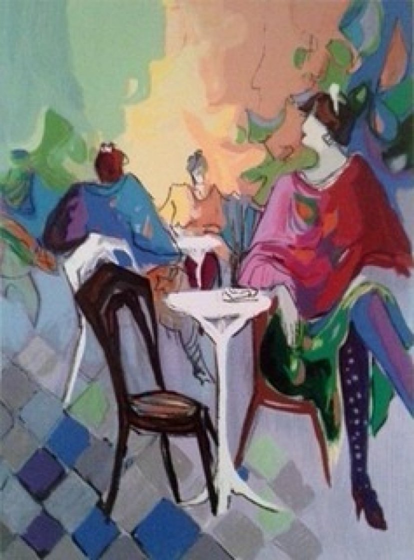 Cafe Caze II 1990 Limited Edition Print by Isaac Maimon Cafe Caze II 1990 Limited Edition Print by Isaac Maimon